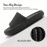 Casual Solid Color Slippers For Men, Non Slip Lightweight Open Toe Slippers For Indoor Shower Pool, All Seasons