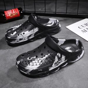 Men's EVA Clogs, Slip-on Closed Toe Sandals, Soft Sole Walking Shoes, Outdoor Garden Shoe Beach Sandals